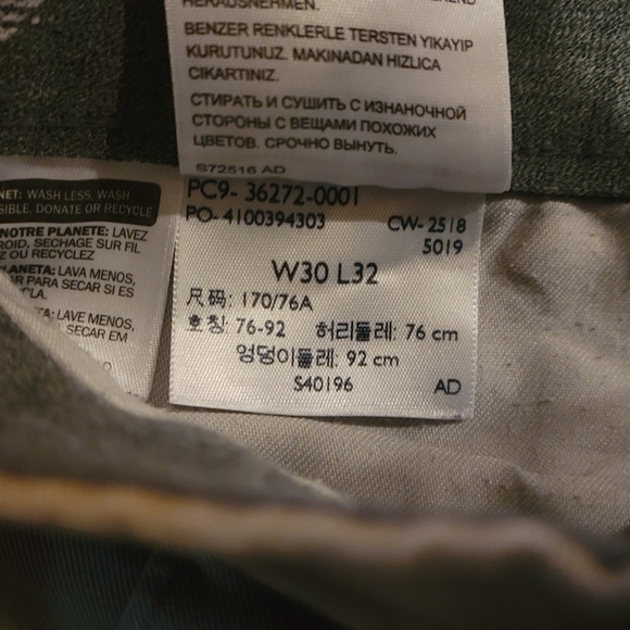 Dockers Slim Tapered Khaki Pants 30 Waist Tan - Picture 5 of 8